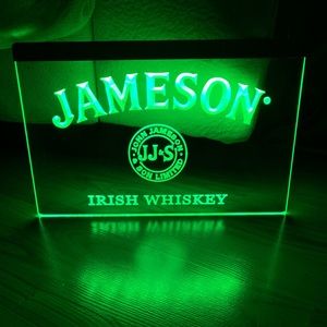 JAMESON LED NEON LIGHT SIGN 8x12
